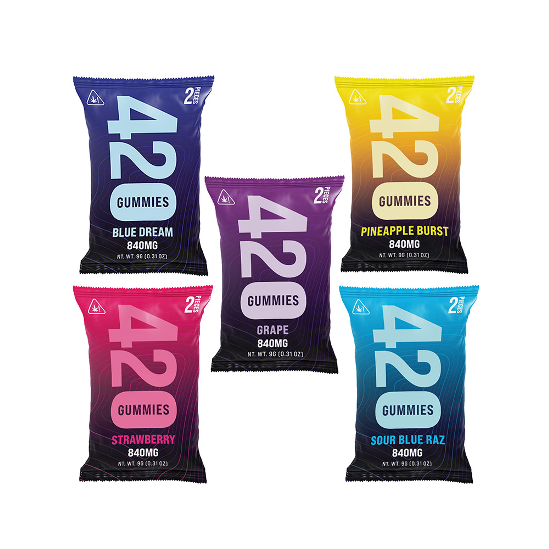 Flying Monkey - 420 Gummies (840mg) - THCA - D9 - THCP - 9G