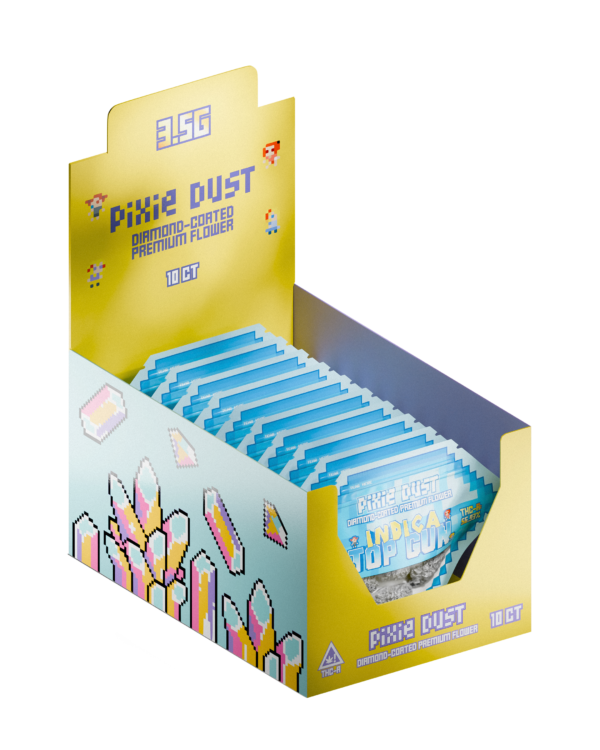 Pixie Dust - 10 CT - Flowers - Diamond - Coated - 3.5 G
