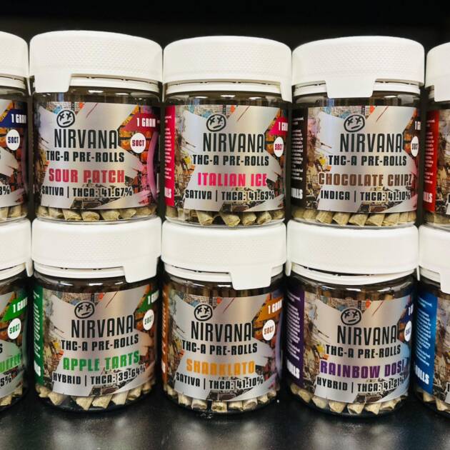 Nirvana - 50 CT - Prerolls - THC - P - 1G