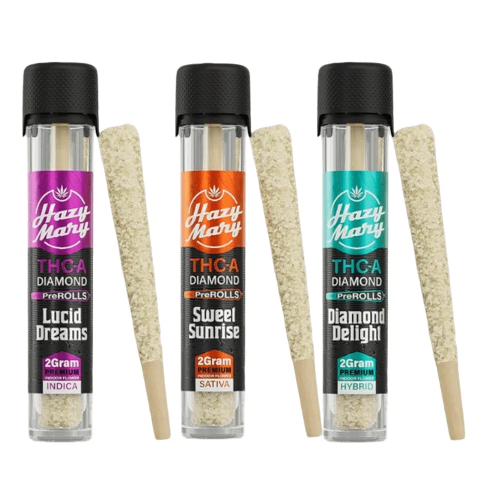 Hazy Mary THC-A Diamond Preroll 2.0gm